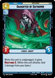 Daughter of Dathomir - Star Wars: Unlimited - Twilight of the Republic