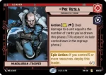 Pre Vizsla - Star Wars: Unlimited - Twilight of the Republic