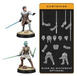 Star Wars: Legion 2.0 - Customizable Jedi General and Knight
