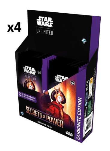 Star Wars Unlimited Card Game - Secrets of Power - Carbonite Booster Display (12) x4 (case) SWH0606.jpg
