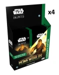 Star Wars: Unlimited Card Game - Homeworlds  - Carbonite Booster Box (12) x4 - CASE