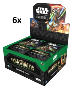 Star Wars: Unlimited Card Game - Homeworlds - Booster Box (24) x6 - (CASE)