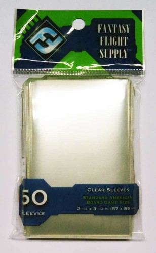 FFG Standard American Board Game Sleeves - 56x87