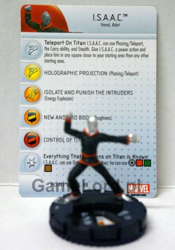 Marvel HeroClix - Guardians of the Galaxy - #045 I.S.A.A.C. (Isaac)