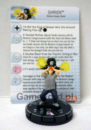 Marvel HeroClix - Guardians of the Galaxy - #044 Shriek