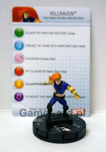 Marvel HeroClix - Guardians of the Galaxy - #035 Killraven