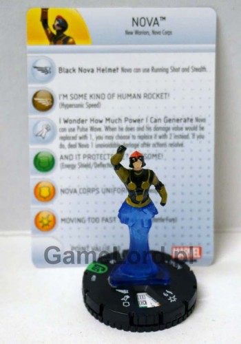 Marvel HeroClix - Guardians of the Galaxy - #031 Nova