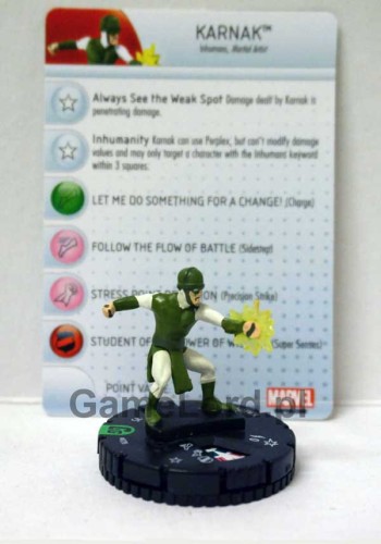 Marvel HeroClix - Guardians of the Galaxy - #028 Karnak