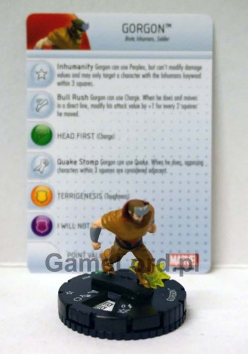 Marvel HeroClix - Guardians of the Galaxy - #027 Gorgon