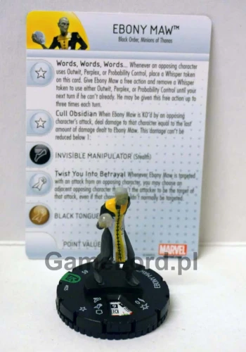Marvel HeroClix - Guardians of the Galaxy - #025 Ebony Maw