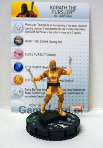 Marvel HeroClix - Guardians of the Galaxy - #021 Korath The Pursuer