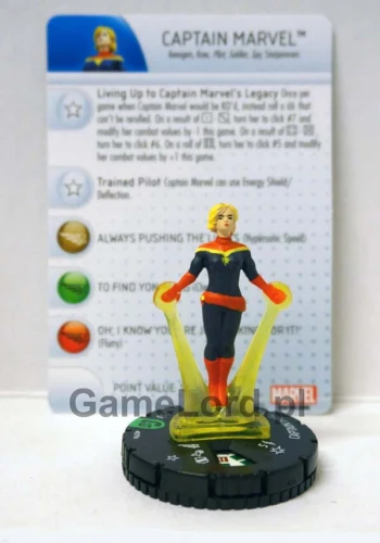 Marvel HeroClix - Guardians of the Galaxy - #019a Capitan Marvel