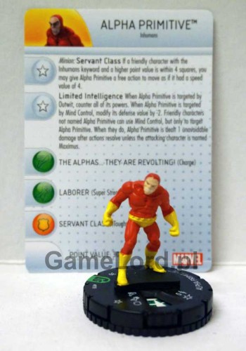 Marvel HeroClix - Guardians of the Galaxy - #018 Alpha Primitive