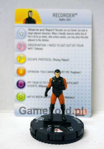 Marvel HeroClix - Guardians of the Galaxy - #013a Recorder