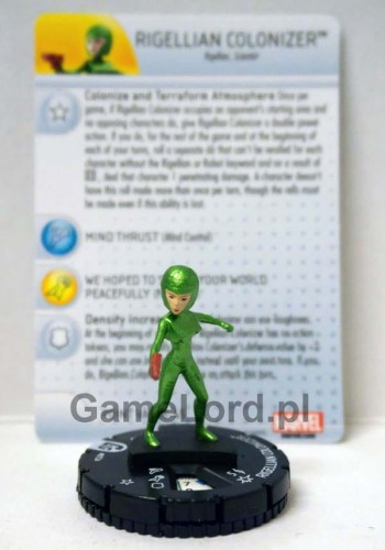 Marvel HeroClix - Guardians of the Galaxy - #012a Rigellian Colonizer