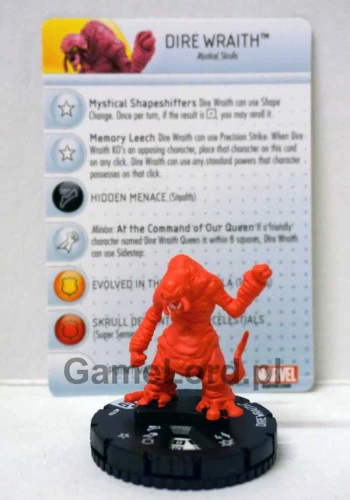 Marvel HeroClix - Guardians of the Galaxy - #010a Dire Wraith