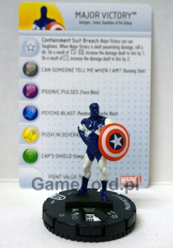 Marvel HeroClix - Guardians of the Galaxy - #005 Major Victory