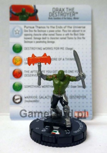Marvel HeroClix - Guardians of the Galaxy - #002 Drax the Destroyer