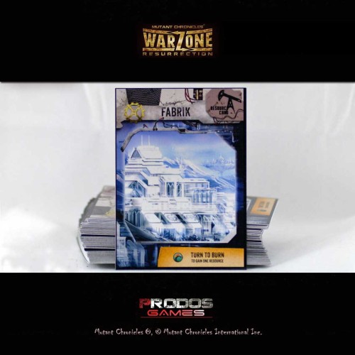 Warzone Resurrection - Bauhaus: Resource Cards