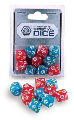 Galaxy Defenders: Set of 10 Special Dice