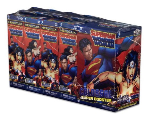 DC HeroClix: Superman/Wonder Woman Booster Brick (8+1 boosterów)