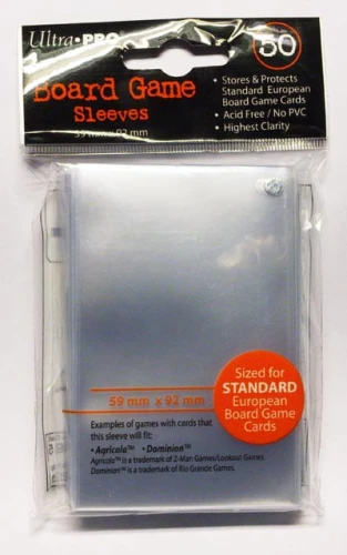 Board Game Sleeves - Standard European - 59x92