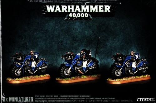 Space Marine Scout Bike Squad