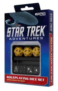 Star Trek Adventures RPG: Operations Division Dice Set (Gold)