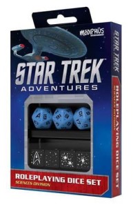Star Trek Adventures RPG: Sciences Division Dice Set (Blue)