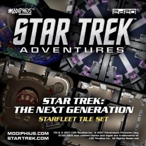 Star Trek Adventures RPG: The Next Generation Starfleet Deck Tiles