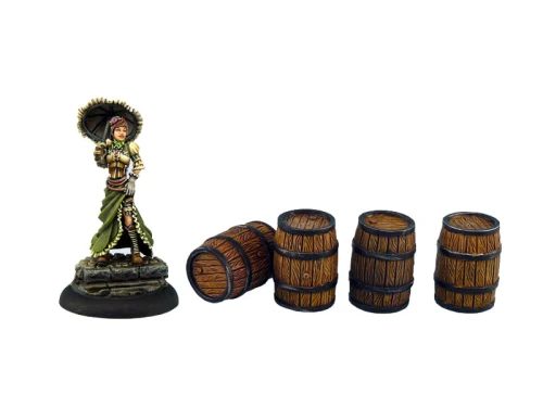 Medium Wooden Barrels