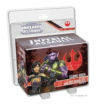 Star Wars: Imperial Assault - Sabine Wren and Zeb Orrelios Ally Pack