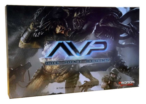 AvP: The Hunt Begins Boardgame - lekko uszkodzone pudełko