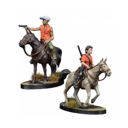 The Walking Dead: All Out War - Maggie and Glenn on Horseback