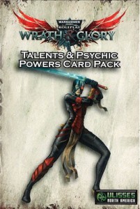 Warhammer 40K Wrath & Glory RPG: Talents & Psychic Powers Card Pack