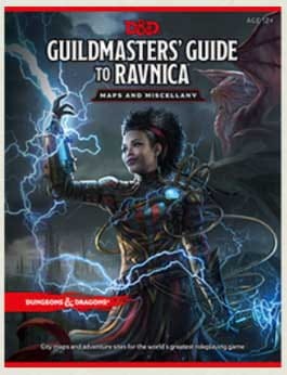 Dungeons &amp; Dragons: Guildmaster's Guide to Ravnica RPG Maps and Miscellany