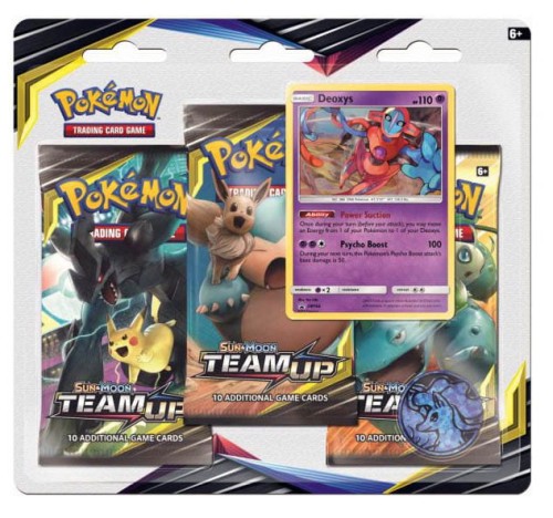 Pokemon: S&amp;M9 Team Up 3PK blister - DEOXYS
