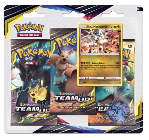 Pokemon: S&amp;M9 Team Up 3PK blister - ULTRA NECROZMA