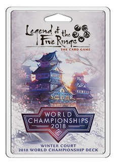 Legenda Pięciu Kręgów LCG - Winter Court 2018 World Championship Deck