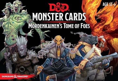 D&amp;D Monster Cards - D&amp;D Monster Cards - Mordenkainen's Tome of Foes (109 Cards)
