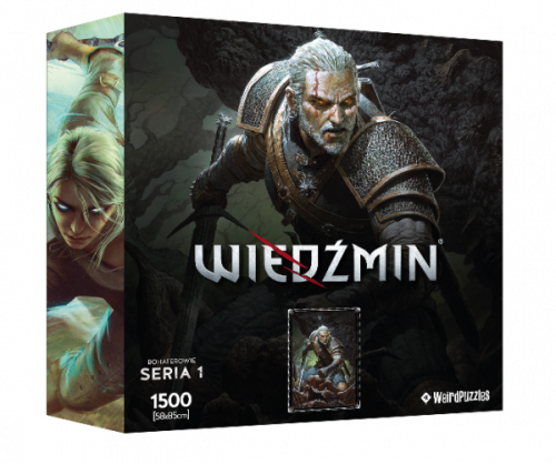 Wiedźmin: Puzzle Bohaterowie Wiedźmina - GERALT (seria I)