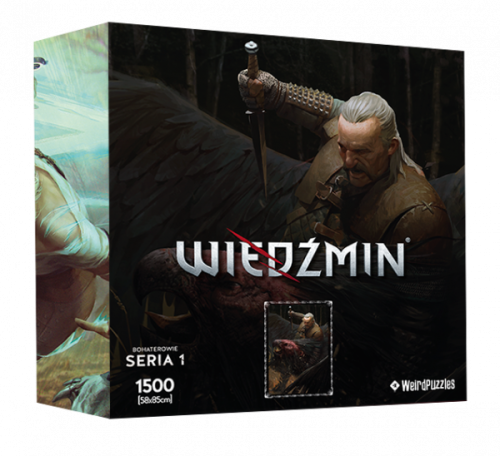 Wiedźmin: Puzzle Bohaterowie Wiedźmina - VESEMIR (seria I)