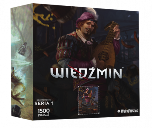 Wiedźmin: Puzzle Bohaterowie Wiedźmina - JASKIER (seria I)