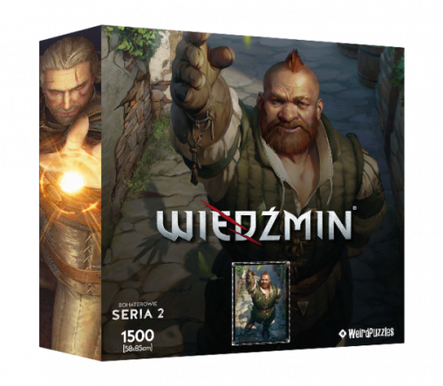 Wiedźmin: Puzzle Bohaterowie Wiedźmina - ZOLTAN CHIVAY (seria II)