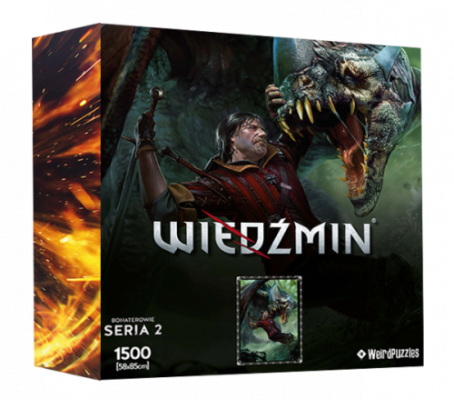 Wiedźmin: Puzzle Bohaterowie Wiedźmina - ESKEL (seria II)