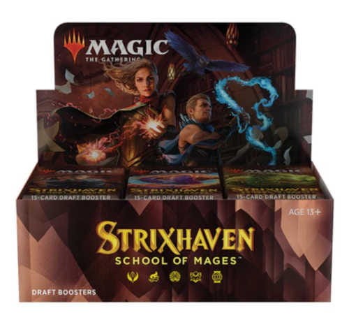 MtG: Strixhaven: School of Mages Draft Booster Box + Karta Promo