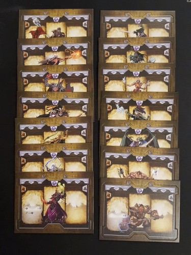 Sword &amp; Sorcery: Set of Enhanced Season 1 Deluxe Hero Sheets